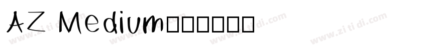 AZ Medium字体字体转换